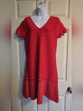 Ted Baker London Maciiey (Relioa) Stitch Detail Jacquard Knit Dress Size 8